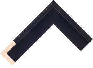 Black paint finish canvas box frame 38mm wide