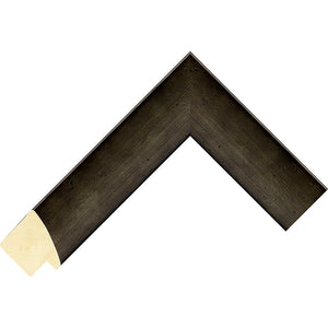 Iron metallic finish wood frame