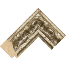 Load image into Gallery viewer, Silver leaf decorative frame