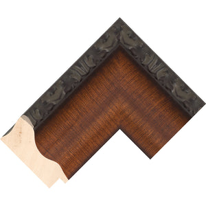 mahogany veneer large picture frame