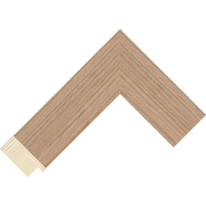 Oak wood veneer flat frame 48mm wide