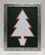 Load image into Gallery viewer, Christmas Tree Frame. Glitter finish
