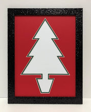 Load image into Gallery viewer, Christmas Tree Frame. Glitter finish