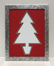 Load image into Gallery viewer, Christmas Tree Frame. Glitter finish