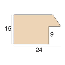 Load image into Gallery viewer, Powder Blue hand finished artisan Wooden Picture Frame (24mm wide)