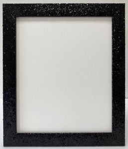 Black Glitter Picture Frame (32mm wide)