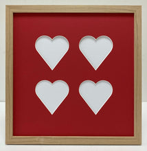 Load image into Gallery viewer, Four Love heart photo frame