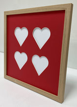 Load image into Gallery viewer, Four Love heart photo frame