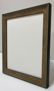 Green/Gold/Beige hand finished effect wooden Picture Frame (30mm wide)