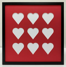 Load image into Gallery viewer, Nine Love heart photo frame