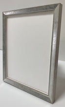 Load image into Gallery viewer, Silver brushed Wooden Picture Frame (22mm wide)