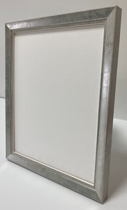 Silver brushed Wooden Picture Frame (22mm wide)