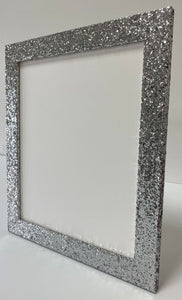 Silver Glitter Picture Frame (32mm wide)