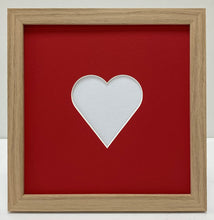 Load image into Gallery viewer, Valentine&#39;s oak photo frame
