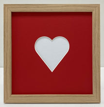 Load image into Gallery viewer, Valentine's oak photo frame