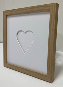 valentine's day wooden frame