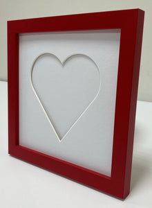 Large Love heart photo frame