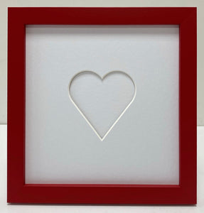 Love heart photo frame