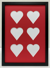 Load image into Gallery viewer, Six Love heart photo frame