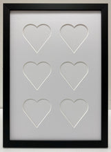 Load image into Gallery viewer, Six Love heart photo frame