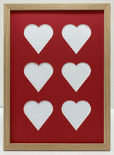 Load image into Gallery viewer, Six Love heart photo frame
