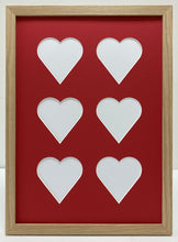 Load image into Gallery viewer, Six Love heart photo frame