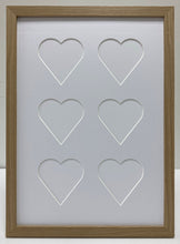 Load image into Gallery viewer, Six Love heart photo frame