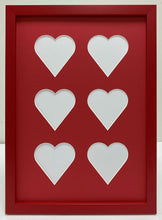 Load image into Gallery viewer, Six Love heart photo frame