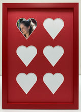 Load image into Gallery viewer, Six Love heart photo frame