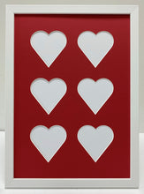 Load image into Gallery viewer, Six Love heart photo frame