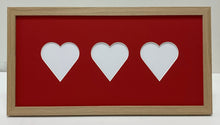 Load image into Gallery viewer, Triple Love heart photo frame