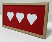 Load image into Gallery viewer, Triple Love heart photo frame