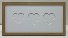 Load image into Gallery viewer, Triple Love heart photo frame