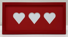 Load image into Gallery viewer, Triple Love heart photo frame