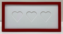Load image into Gallery viewer, Triple Love heart photo frame