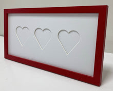 Load image into Gallery viewer, Triple Love heart photo frame