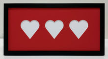 Load image into Gallery viewer, Triple love heart photo frame