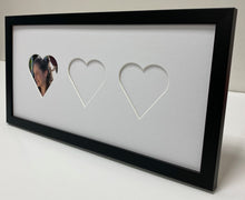 Load image into Gallery viewer, Triple Love heart photo frame