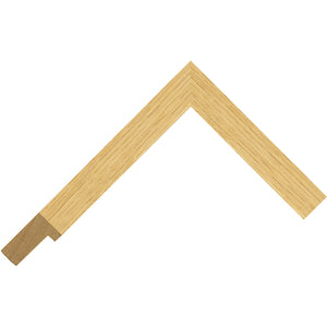 Real solid Oak flat deep rebate frame 21mm wide