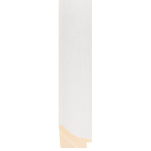 White stain finish scoop frame 40mm wide
