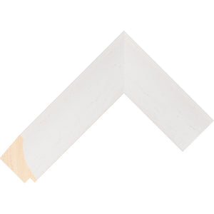 White stain finish scoop frame 40mm wide