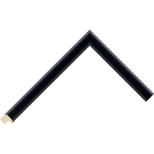 Load image into Gallery viewer, Black paint finish cushion profile frame 14mm wide
