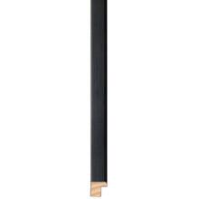 Load image into Gallery viewer, Black brushed flat frame 19mm wide
