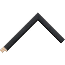 Load image into Gallery viewer, Black brushed flat frame 19mm wide
