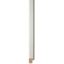 Load image into Gallery viewer, Silver brushed flat frame 19mm wide
