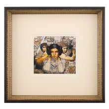 Load image into Gallery viewer, Brown frame with decorative gold inner 19mm wide
