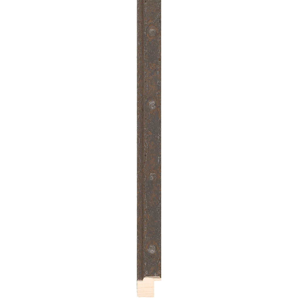 Anvil aged steel rivet design 18mm wide