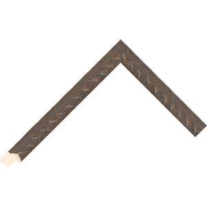 Anvil aged steel rope design 18mm wide