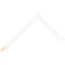 Load image into Gallery viewer, White stain finish flat deep rebate frame 15mm wide
