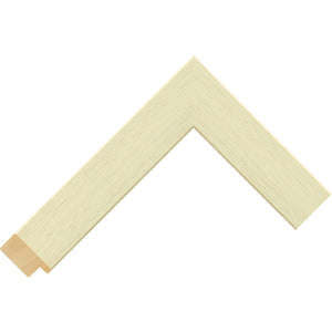 Ivory flat grained picture frame